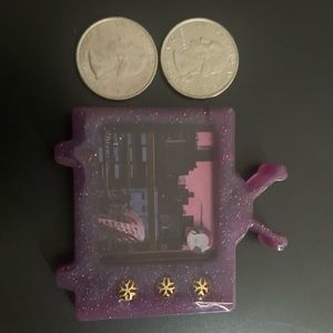 Purple Vibes resin tv